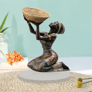 African Tribal Lady Figurine
