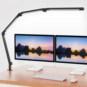 LED Desk Lamp with Clamp & Flexible Arm