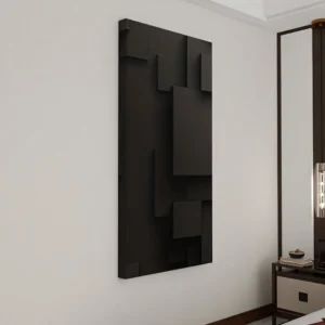 Large abstract geometric mural canvas