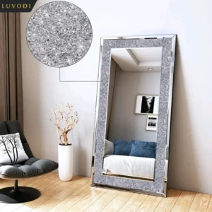 LUVODI Large Silver Vanity Mirror