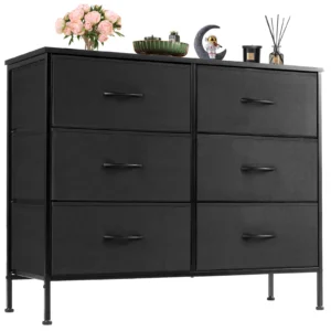 JHK 6 Fabric Drawers Dresser