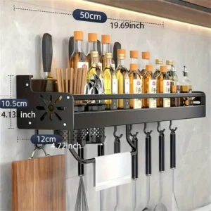 Wall Mounted Kitchen Organizer Rack